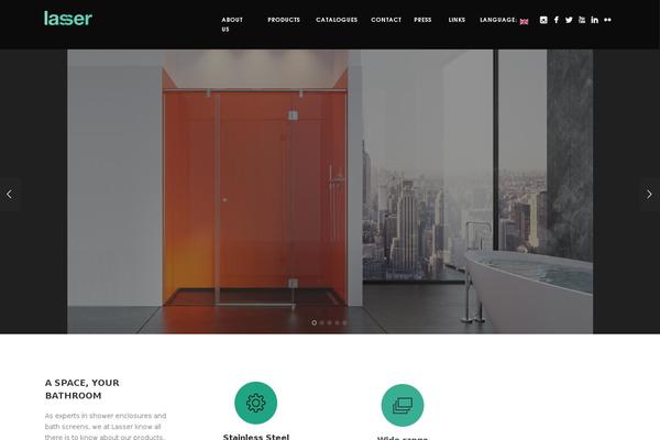 Story theme site design template sample