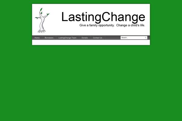 lastingchange.org site used Magazine Flow