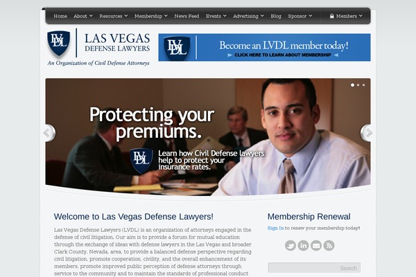 WordPress website example screenshot