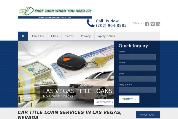 WordPress website example screenshot