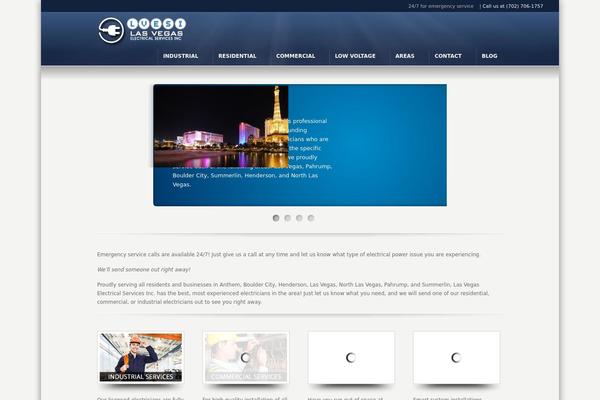 WordPress website example screenshot