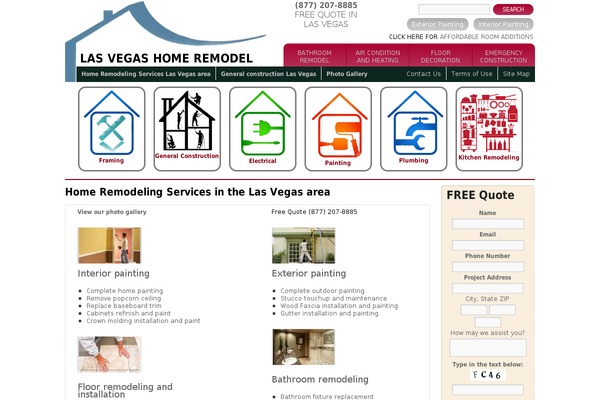 WordPress website example screenshot