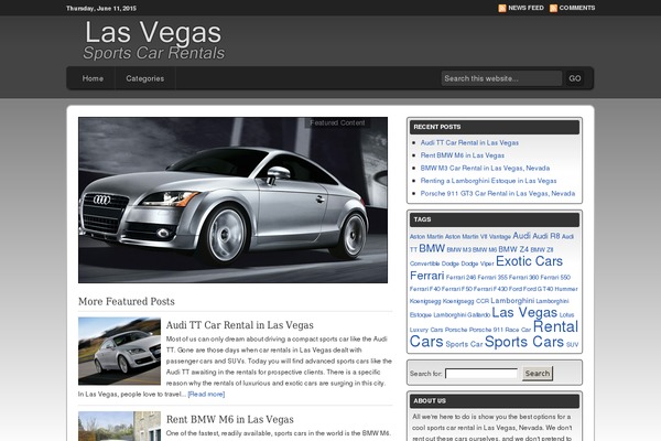 WordPress website example screenshot