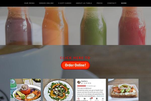 Pro-lunchbox theme site design template sample