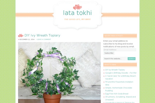 SKT Girlie Lite theme site design template sample