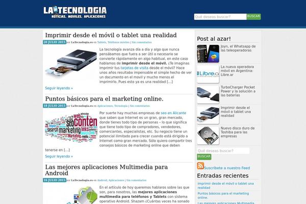 latecnologia.es site used Fuutheme