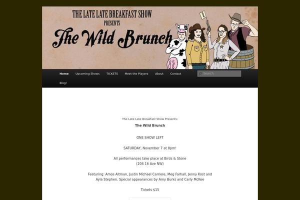 Twenty Eleven theme site design template sample