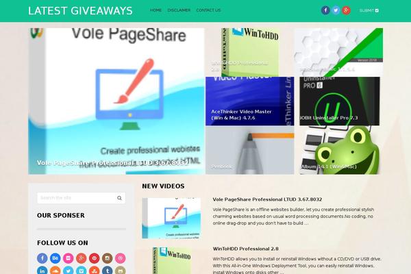 WordPress website example screenshot