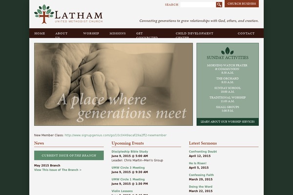 WordPress website example screenshot