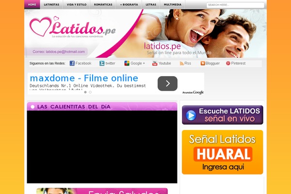 latidos.pe site used Latidos2012