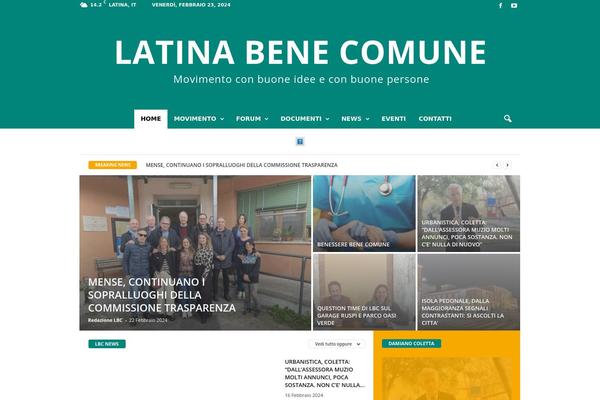 latinabenecomune.it site used Newsmag Child