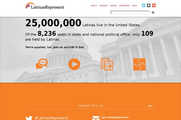 latinasrepresent.org site used Latinas