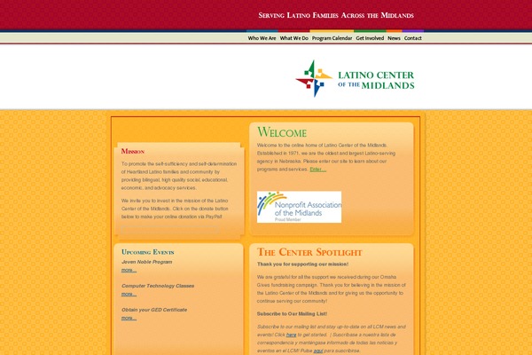 latinocenterofthemidlands.org site used Latino