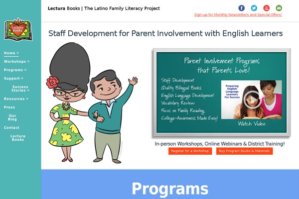 latinoliteracy.com site used X-child-renew