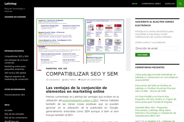 Twenty Fourteen theme site design template sample