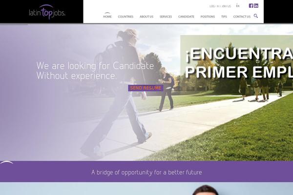 WordPress website example screenshot