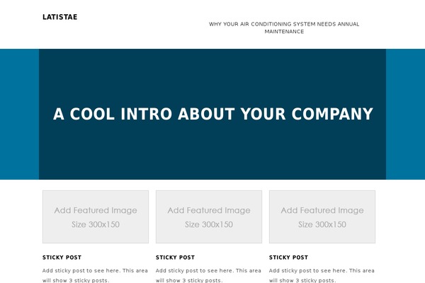 WordPress website example screenshot