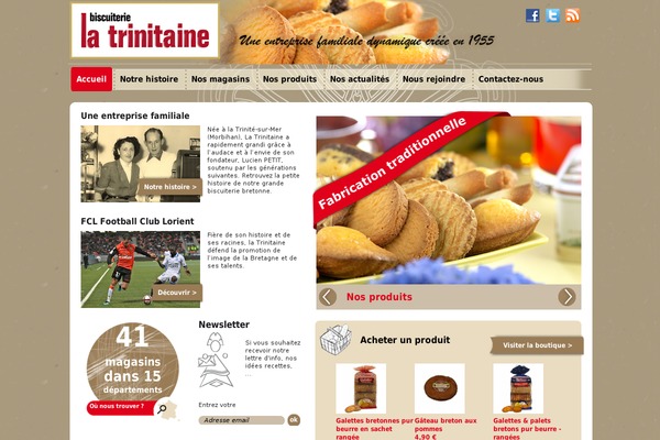 latrinitaine.com site used Trinitaine