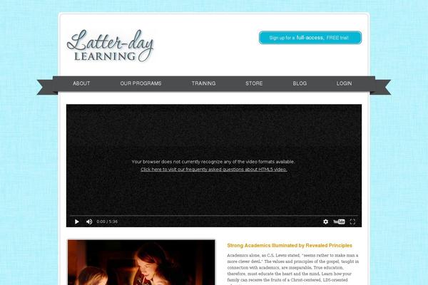 latterdaylearning.org site used Family-school