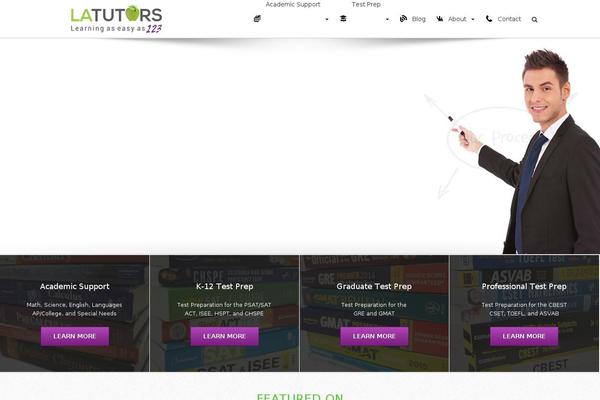 Salient theme site design template sample