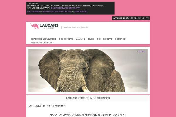 laudans.com site used Fusion-5-in-1-wp