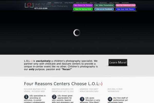 inFocus theme site design template sample