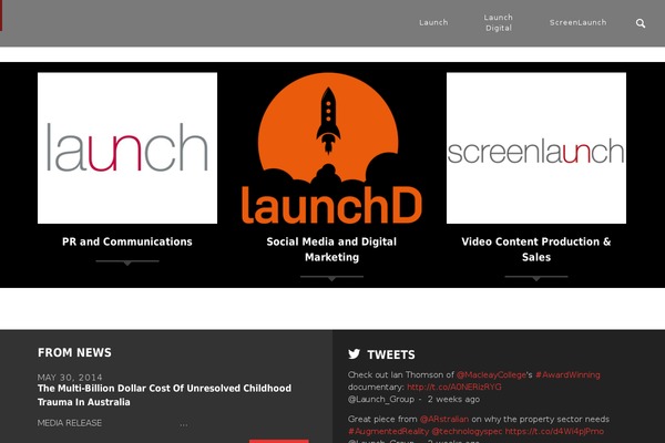 launchgroup.com.au site used Maniva-home-yellow
