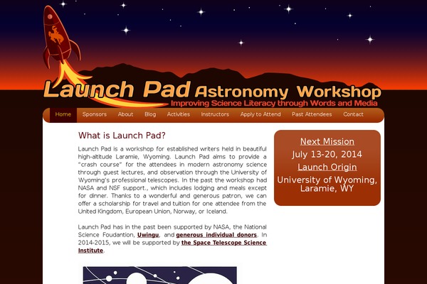 LaunchPad theme site design template sample