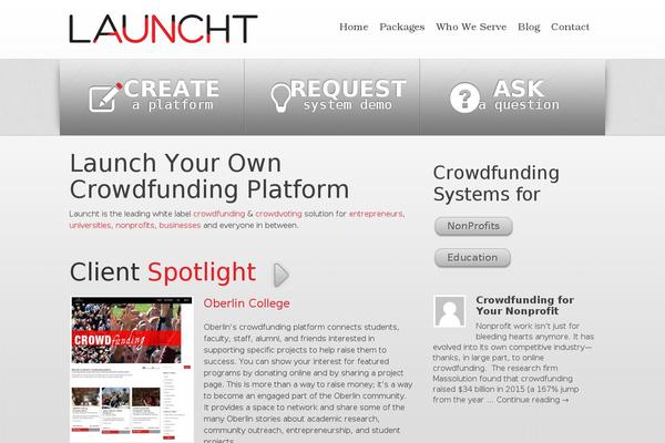 launcht.com site used Launcht
