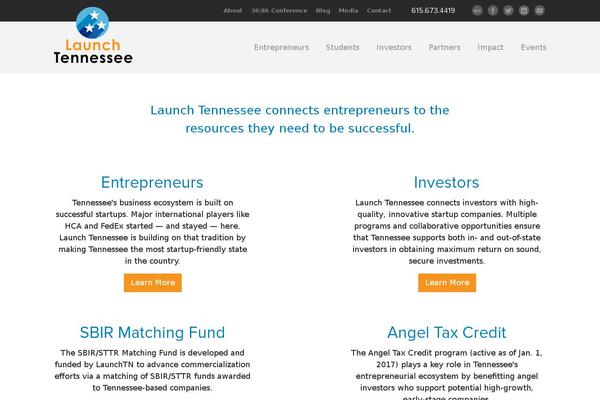 launchtn.org site used Launch-tn-website