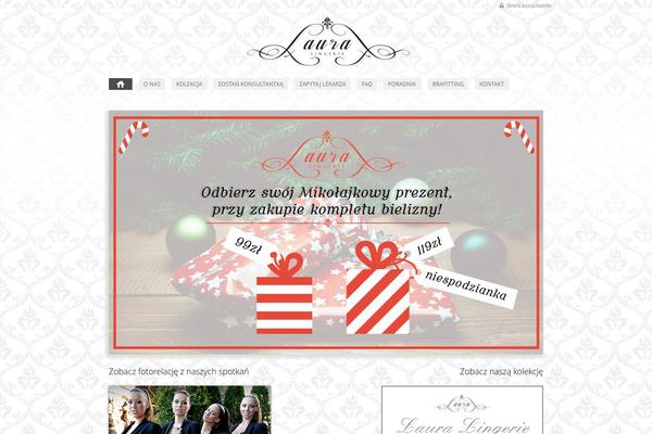 Laura theme site design template sample