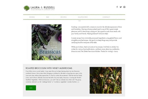 laurabrussell.com site used Laura1.0