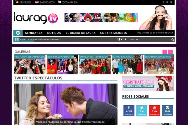 laurag.tv site used Laurag-v6