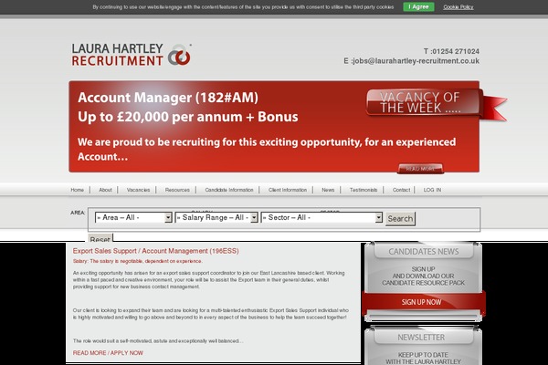 laurahartley-recruitment.com site used Lhr