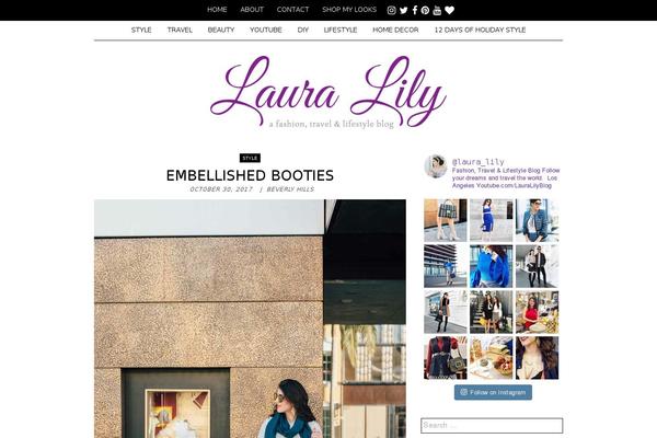 lauralily.com site used Lilys