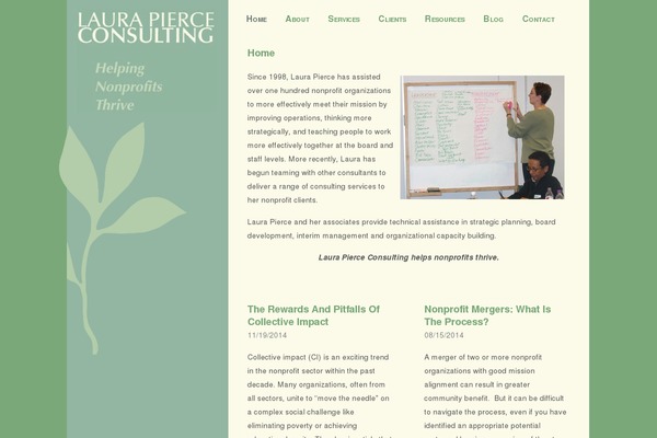 WordPress website example screenshot