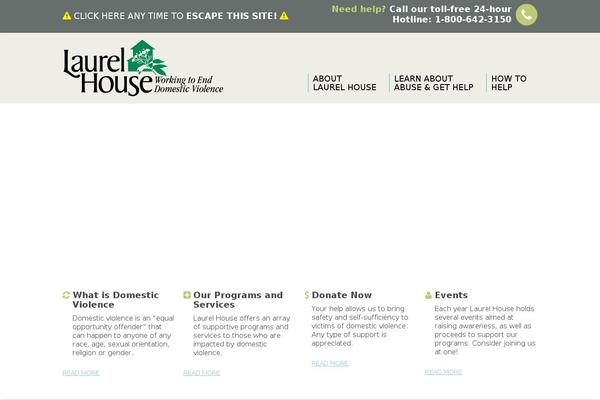 laurel-house.org site used Philanthropy Child