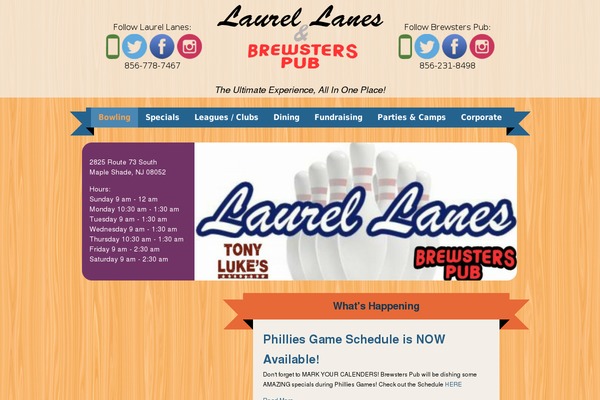 WordPress website example screenshot