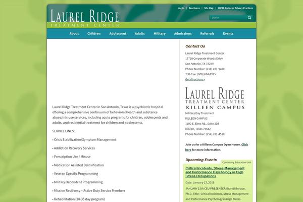 laurelridgetc.com site used Laurelridge