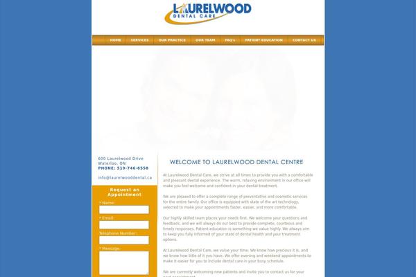laurelwooddental.ca site used Laurelwood