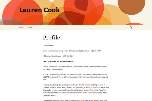 WordPress website example screenshot
