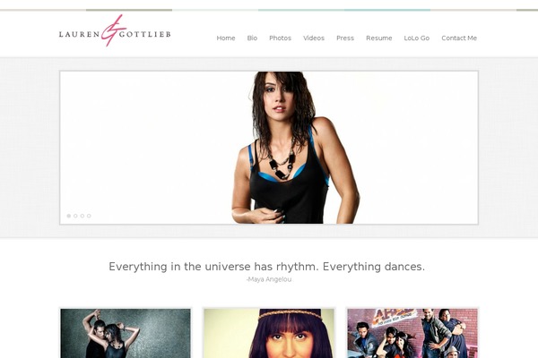 lauren-gottlieb.com site used Pholiowork