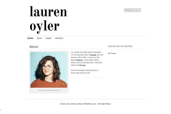 WordPress website example screenshot