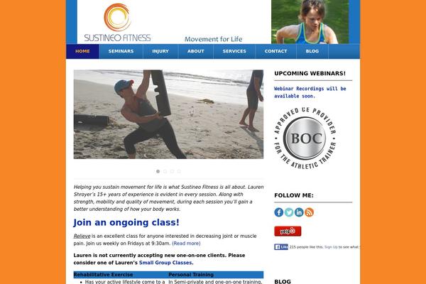 WordPress website example screenshot