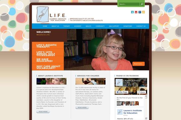 laurensinstitute.org site used Uflexfolio