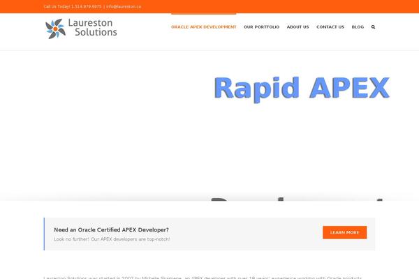 WordPress website example screenshot