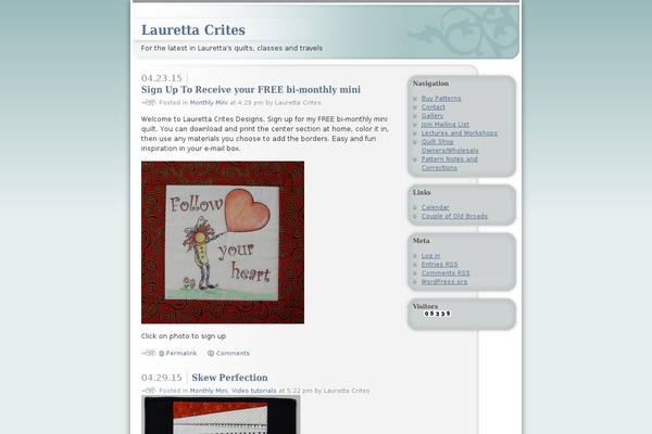 WordPress website example screenshot