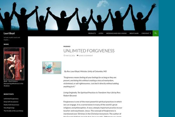 WordPress website example screenshot
