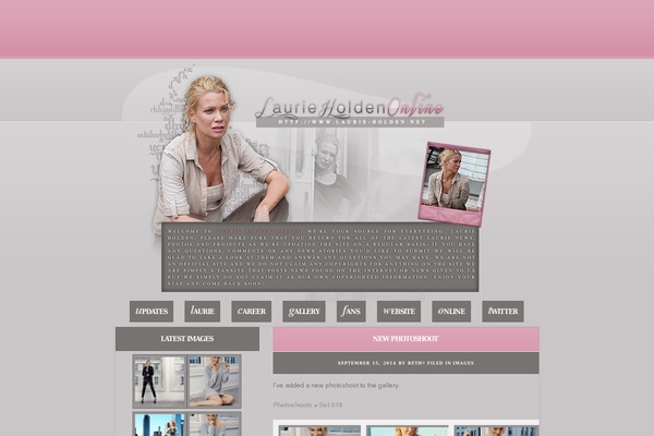 laurie-holden.net site used Laurie