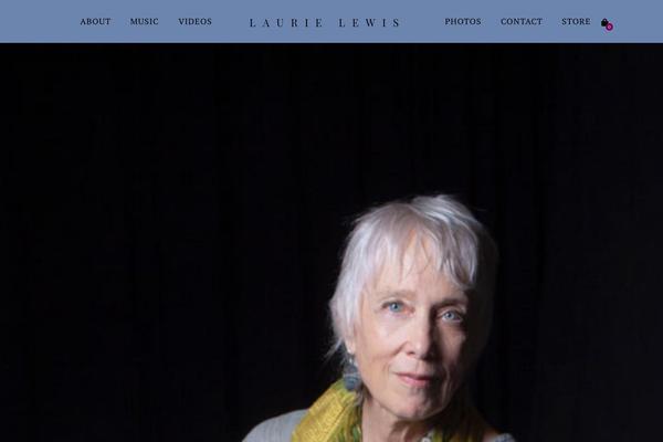 laurielewis.com site used Laurie-theme